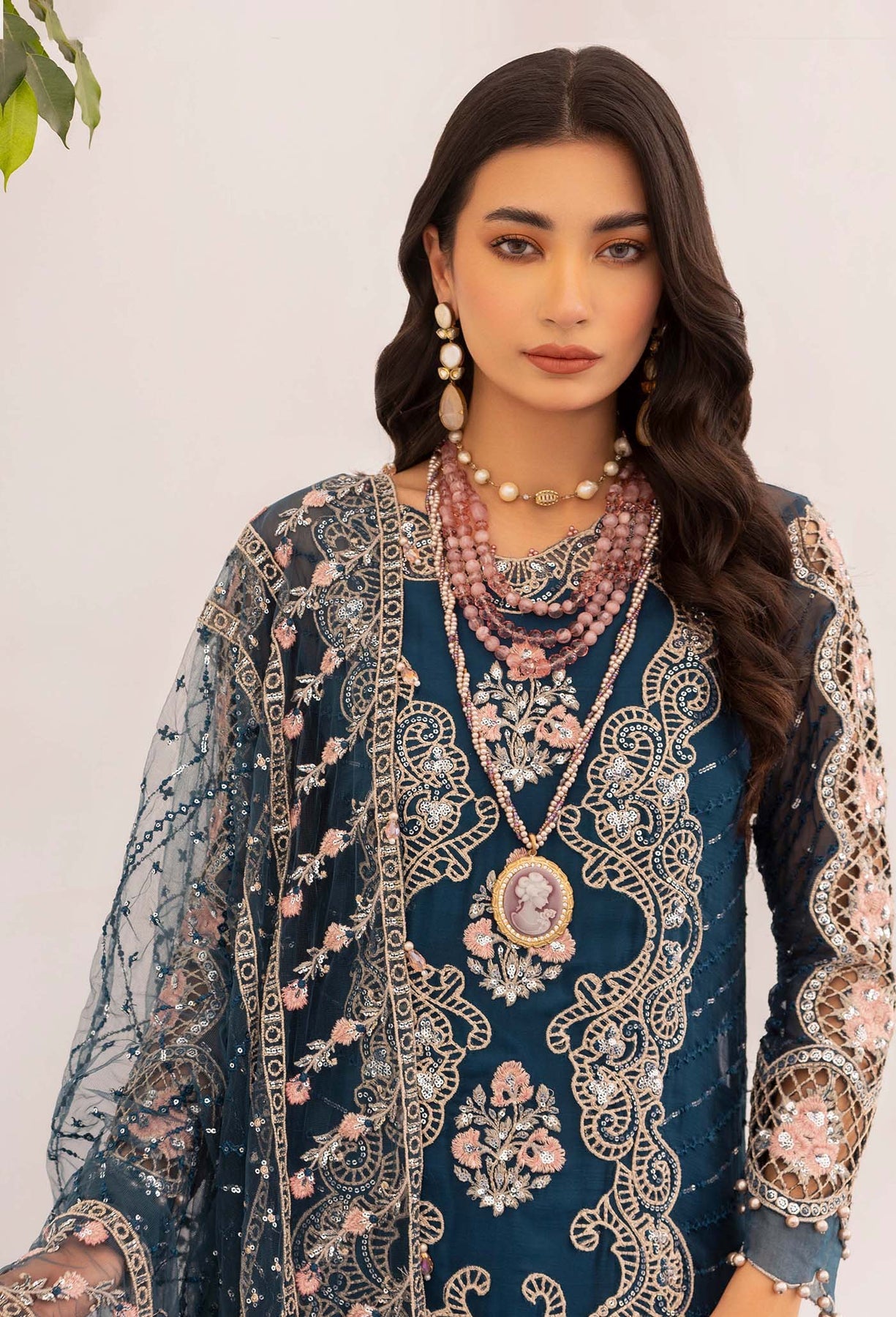 Adan's Chantelle Chiffon Suits | 2024 | BLUE TOPAZ