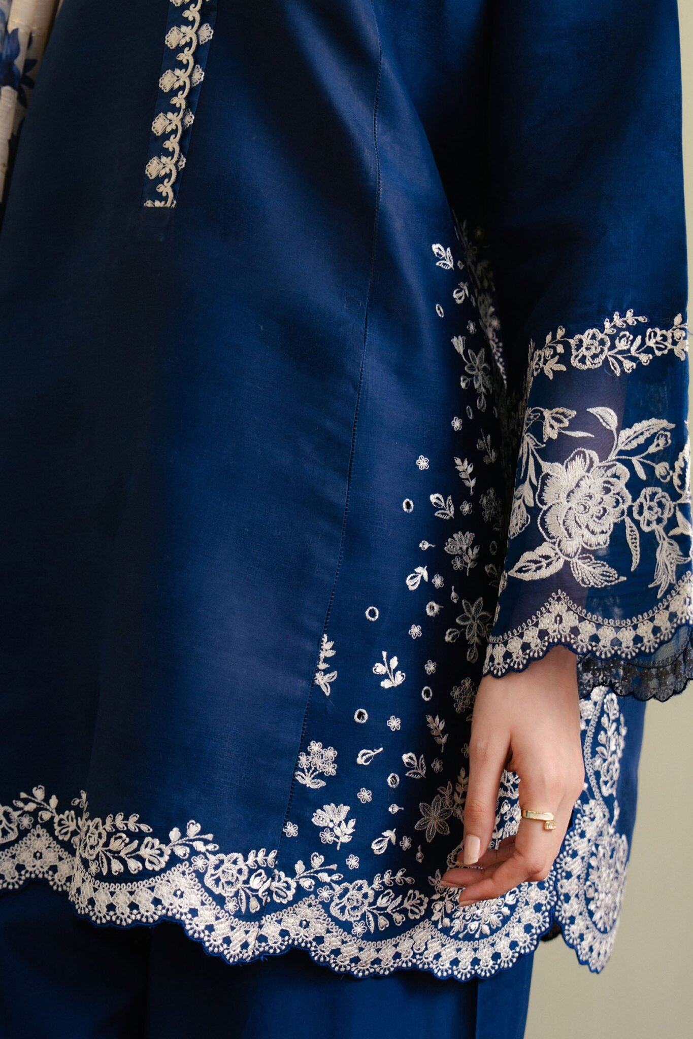 Coco by Zara Shahjahan Embroidered lawn suits 2025 - 8B