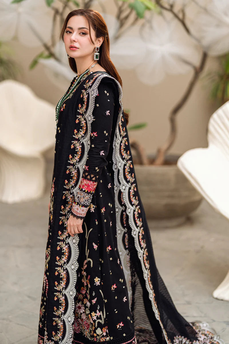 Qalamkar Sahil luxury unstitched lawn suits 2025 - FK-15-Hannah