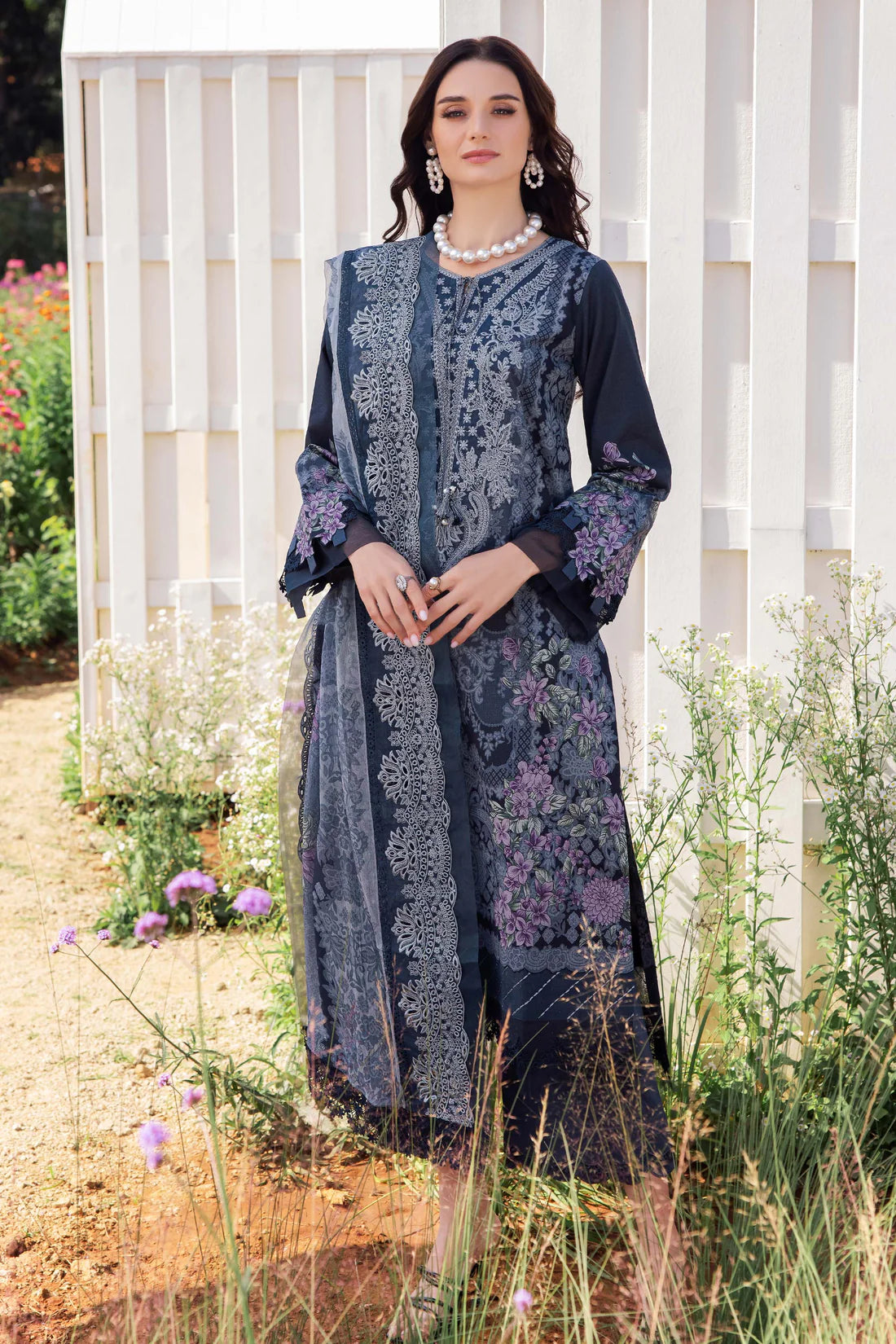 Jade Needle Wonder unstitched lawn collection 2025 - 20727