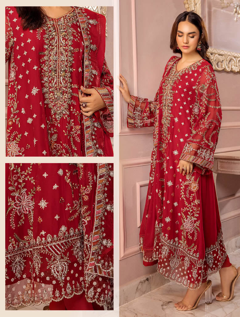 Ronak e mahel partywear chiffon suits-04