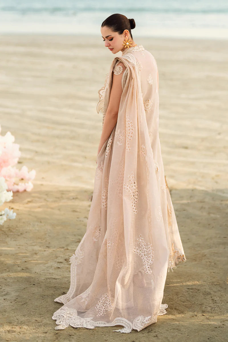 Qalamkar Sahil luxury unstitched lawn suits 2025 - FK-01