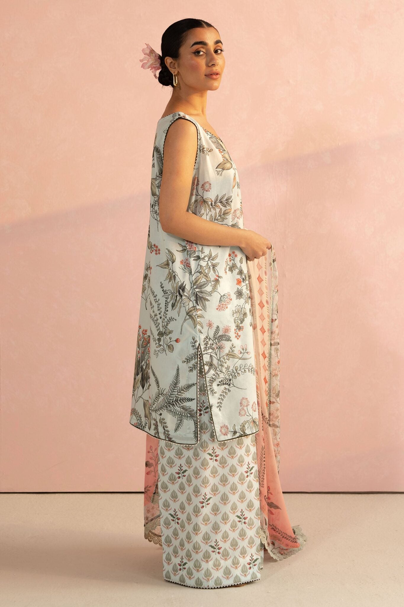 Coco prints unstitched lawn suits by Zara Shahjahan 2025| Zoe - 7A