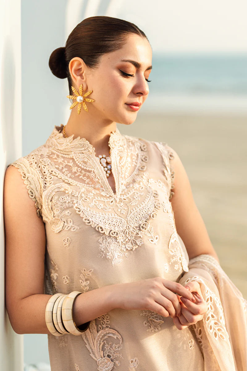 Qalamkar Sahil luxury unstitched lawn suits 2025 - FK-01