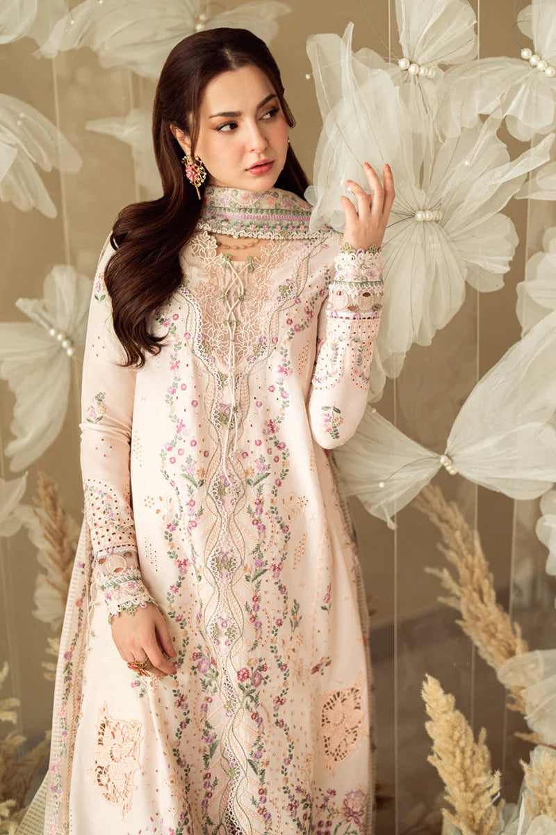 Qalamkar Sahil luxury unstitched lawn suits 2025 - FK-12-Lily