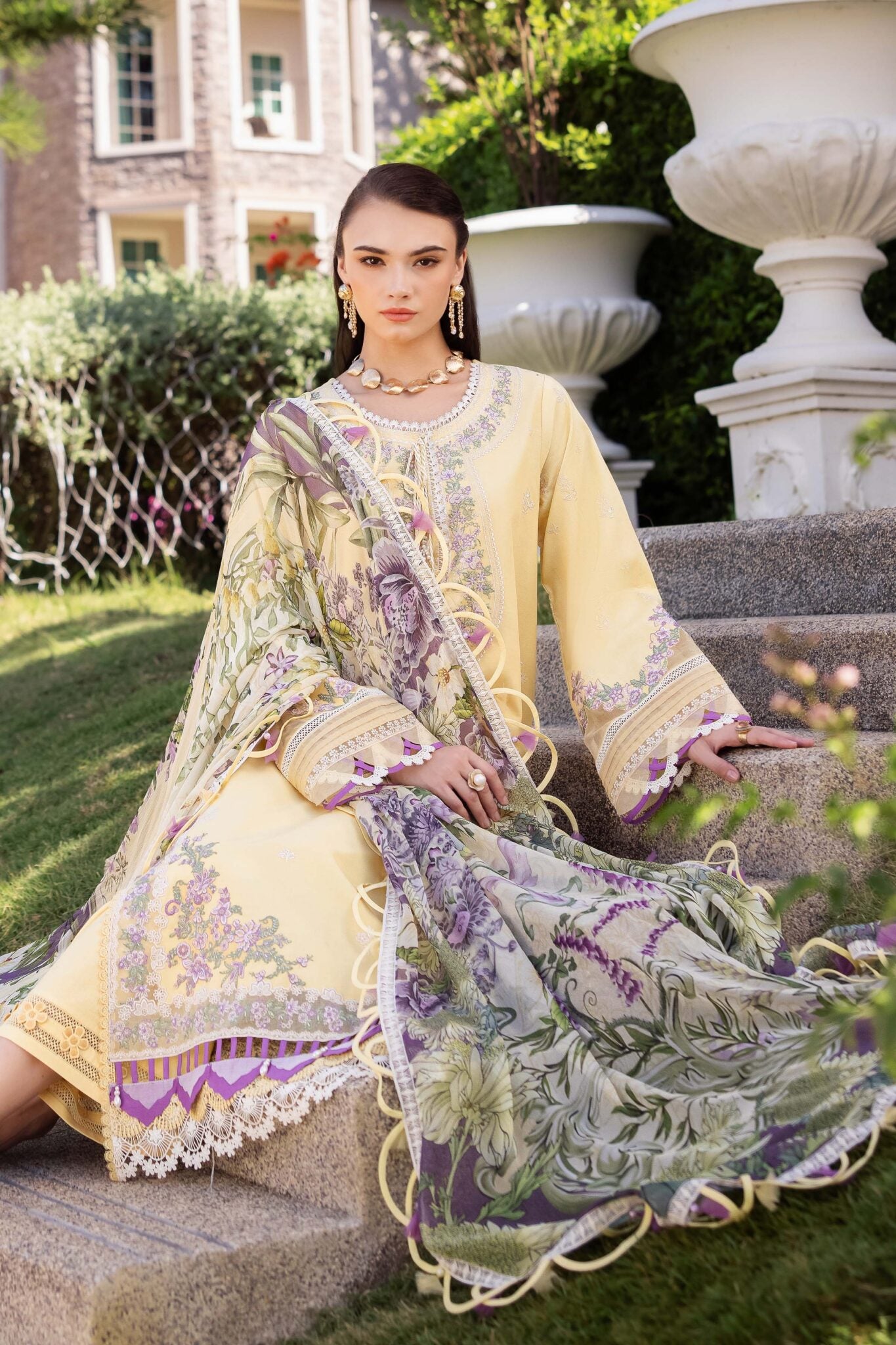 Jade Le Premier embroidered lawn suits 2025 | LEP-20753