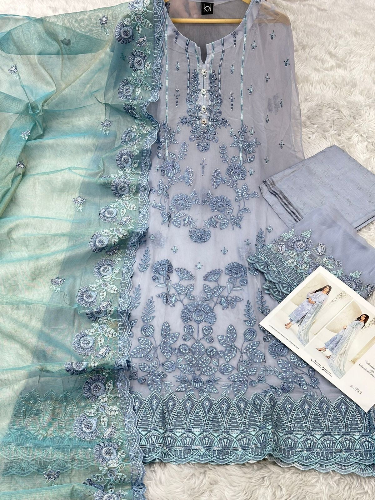 Tawakkal cala collection chiffon suits D-3743