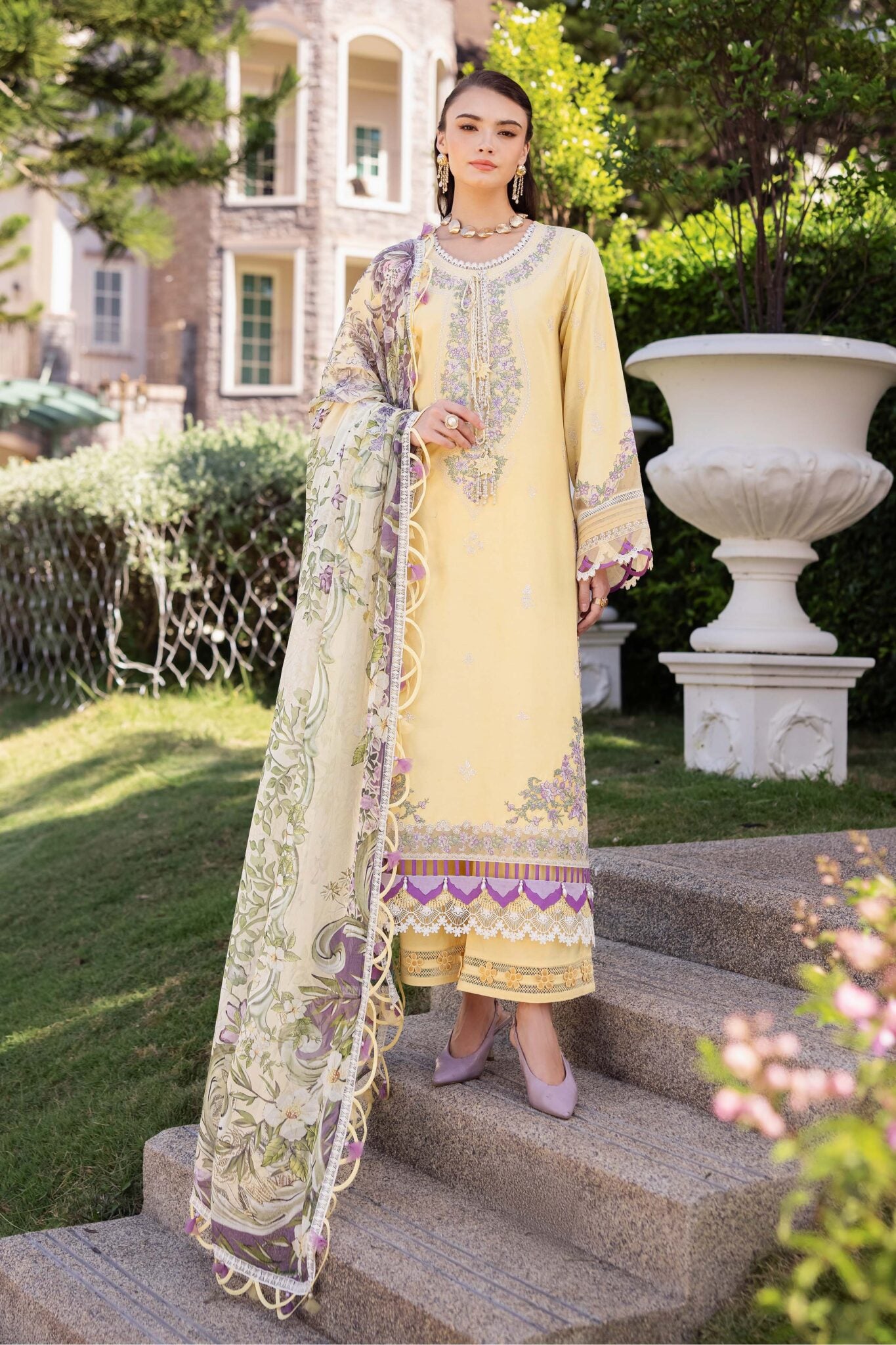 Jade Le Premier embroidered lawn suits 2025 | LEP-20753