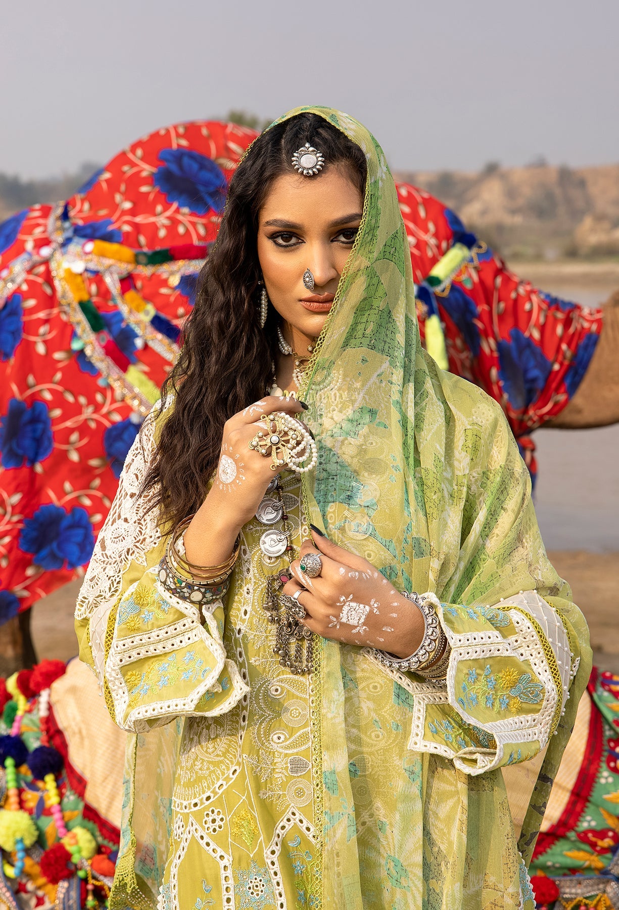 Adan's Libas Lawn Suits by Hafsah Zia | 2024 | D-5522