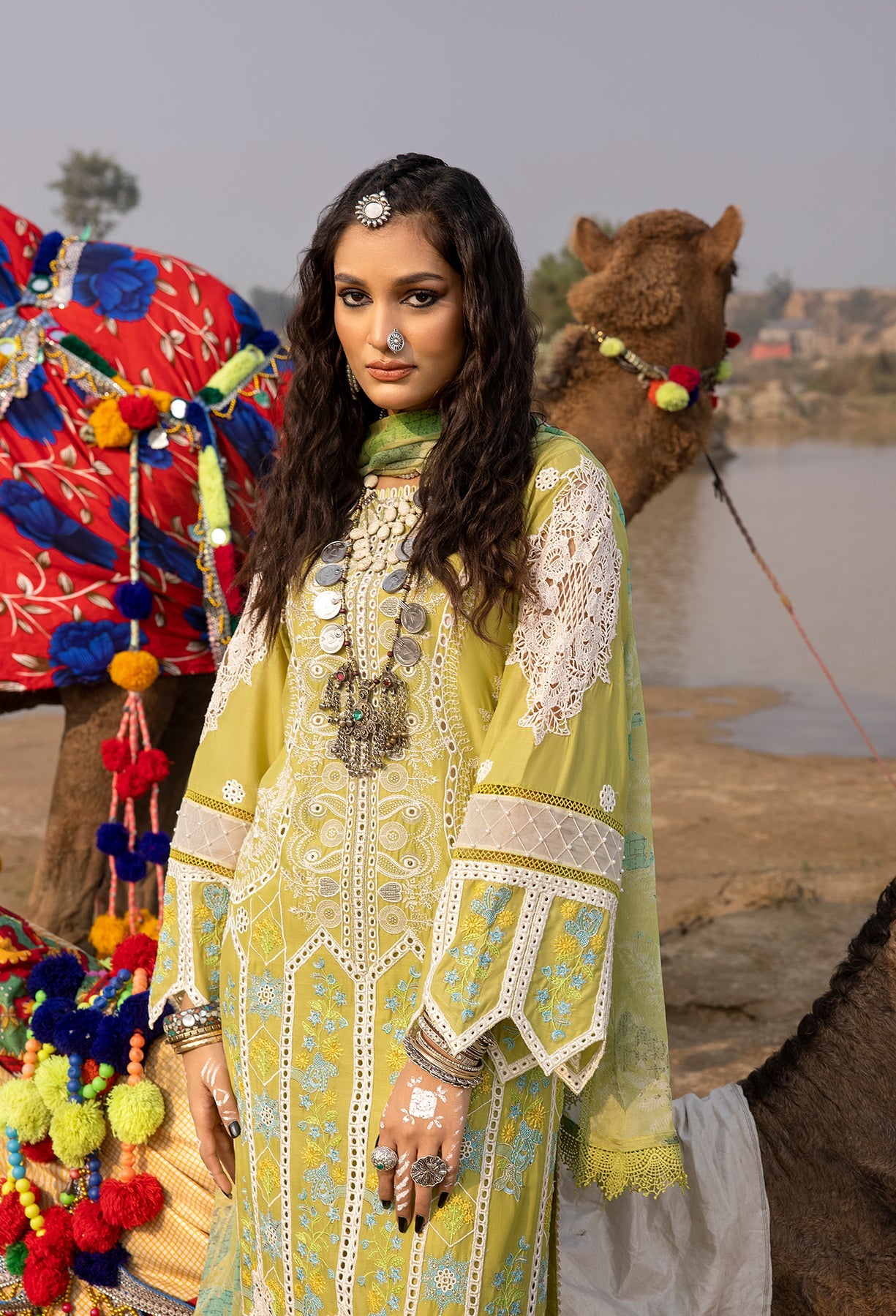 Adan's Libas Lawn Suits by Hafsah Zia | 2024 | D-5522