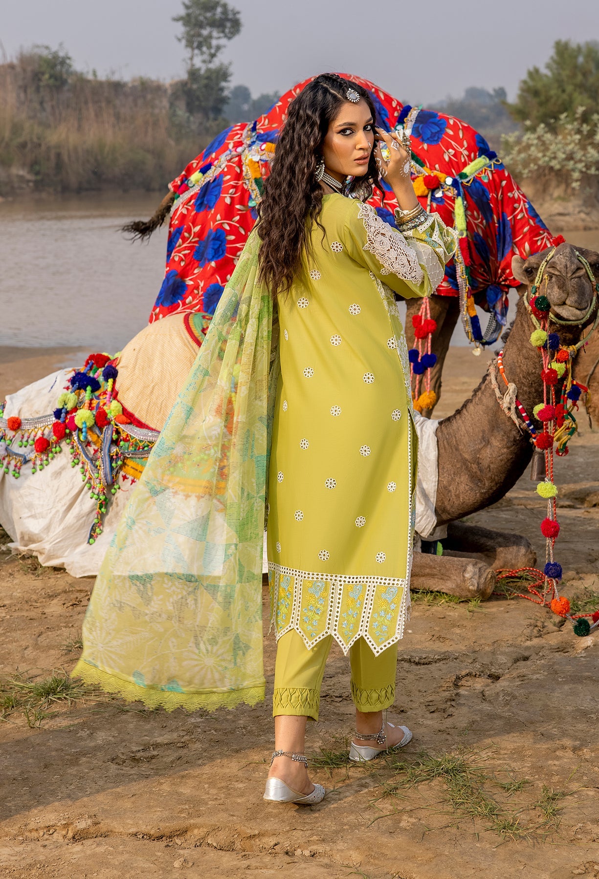 Adan's Libas Lawn Suits by Hafsah Zia | 2024 | D-5522