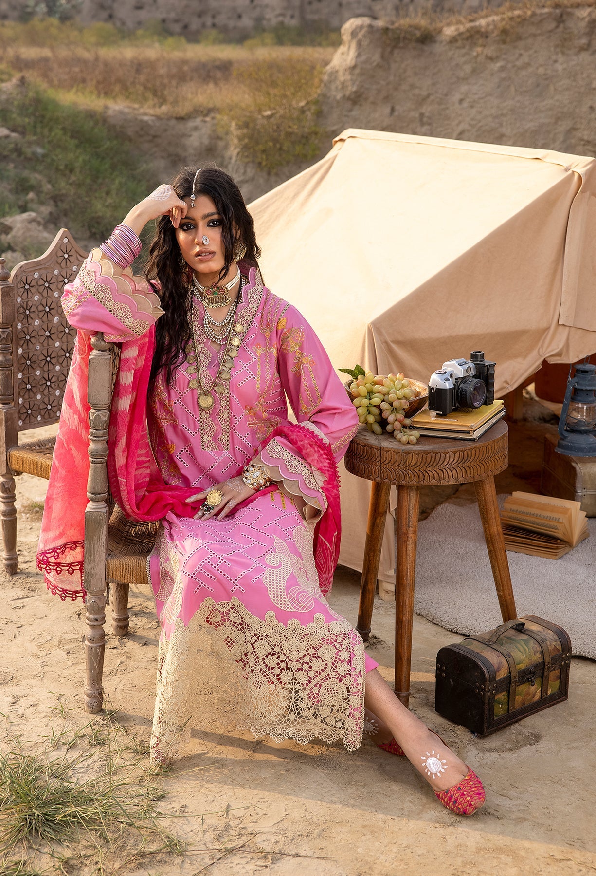 Adan's Libas Lawn Suits by Hafsah Zia | 2024 | D-5523