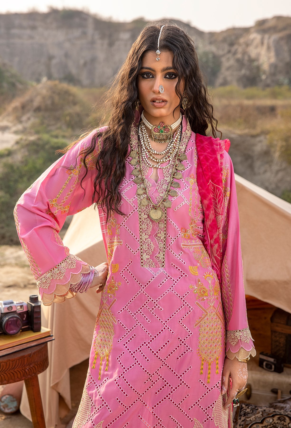 Adan's Libas Lawn Suits by Hafsah Zia | 2024 | D-5523