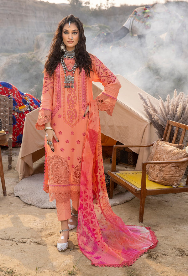 Adan's Libas Lawn Suits by Hafsah Zia | 2024 | D-5524