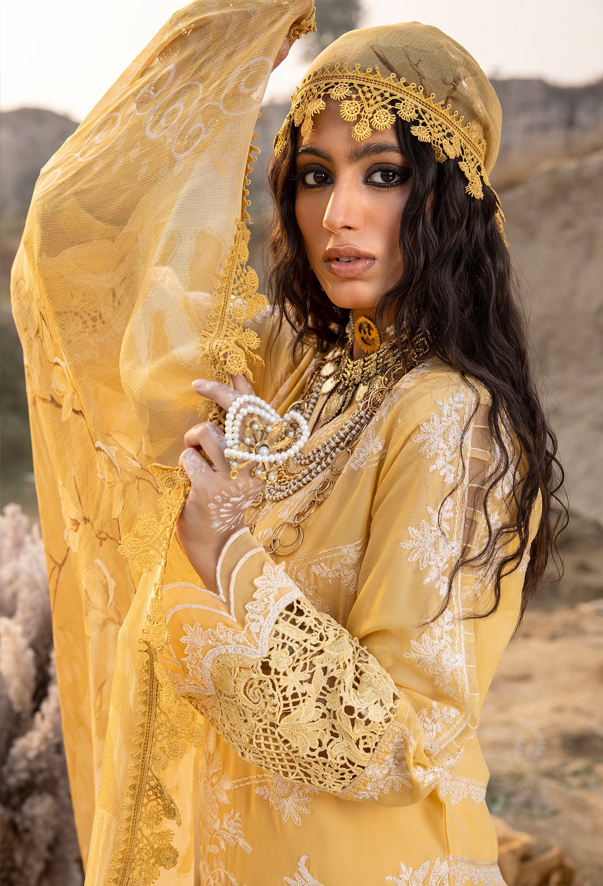 Adan's Libas Lawn Suits by Hafsah Zia | 2024 | D-5525
