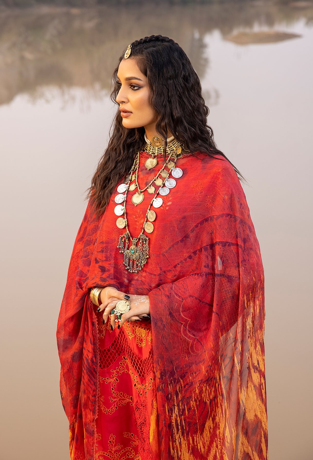 Adan's Libas Lawn Suits by Hafsah Zia | 2024 | D-5527