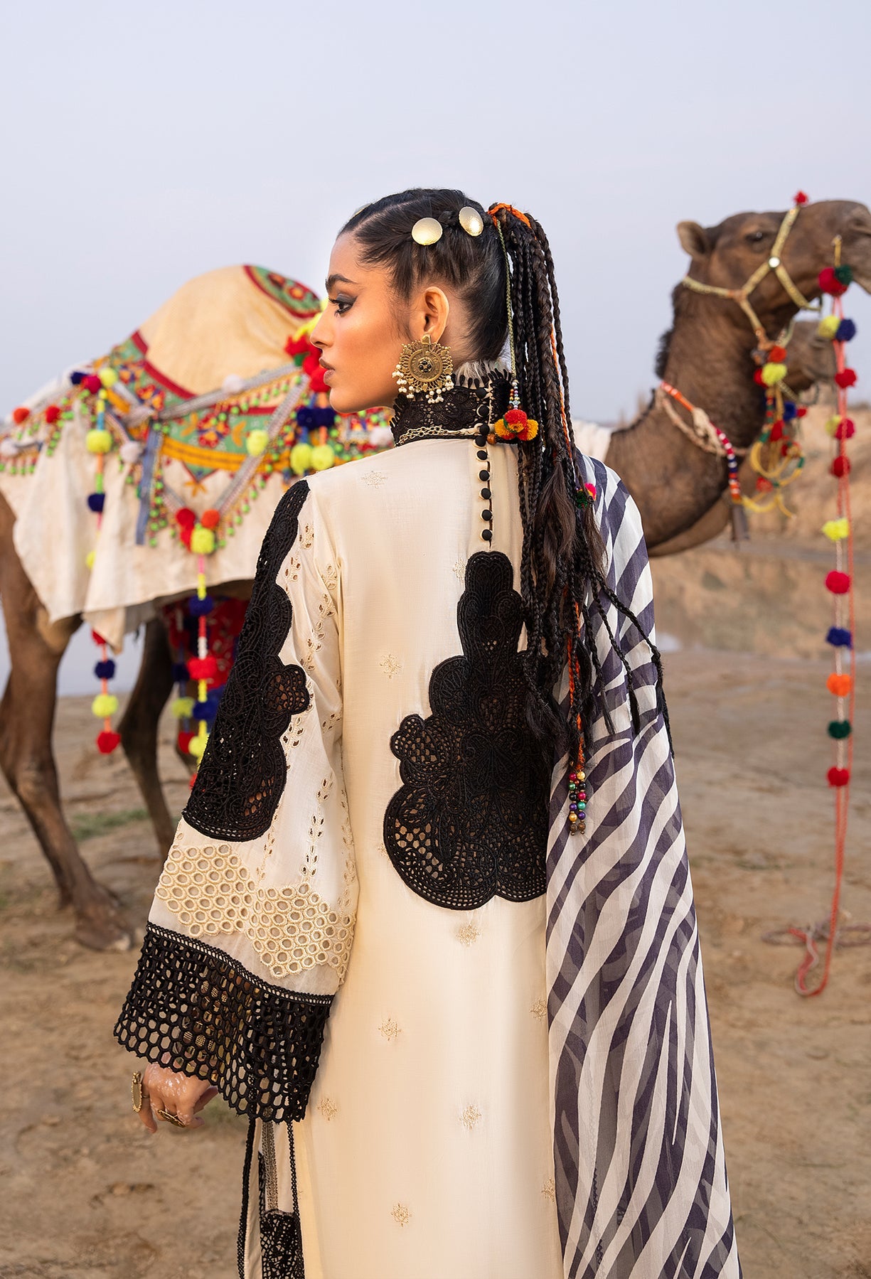 Adan's Libas Lawn Suits by Hafsah Zia | 2024 | D-5528
