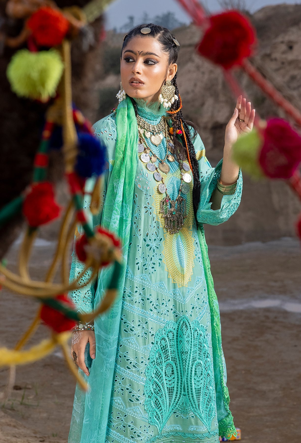 Adan's Libas Lawn Suits by Hafsah Zia | 2024 | D-5529