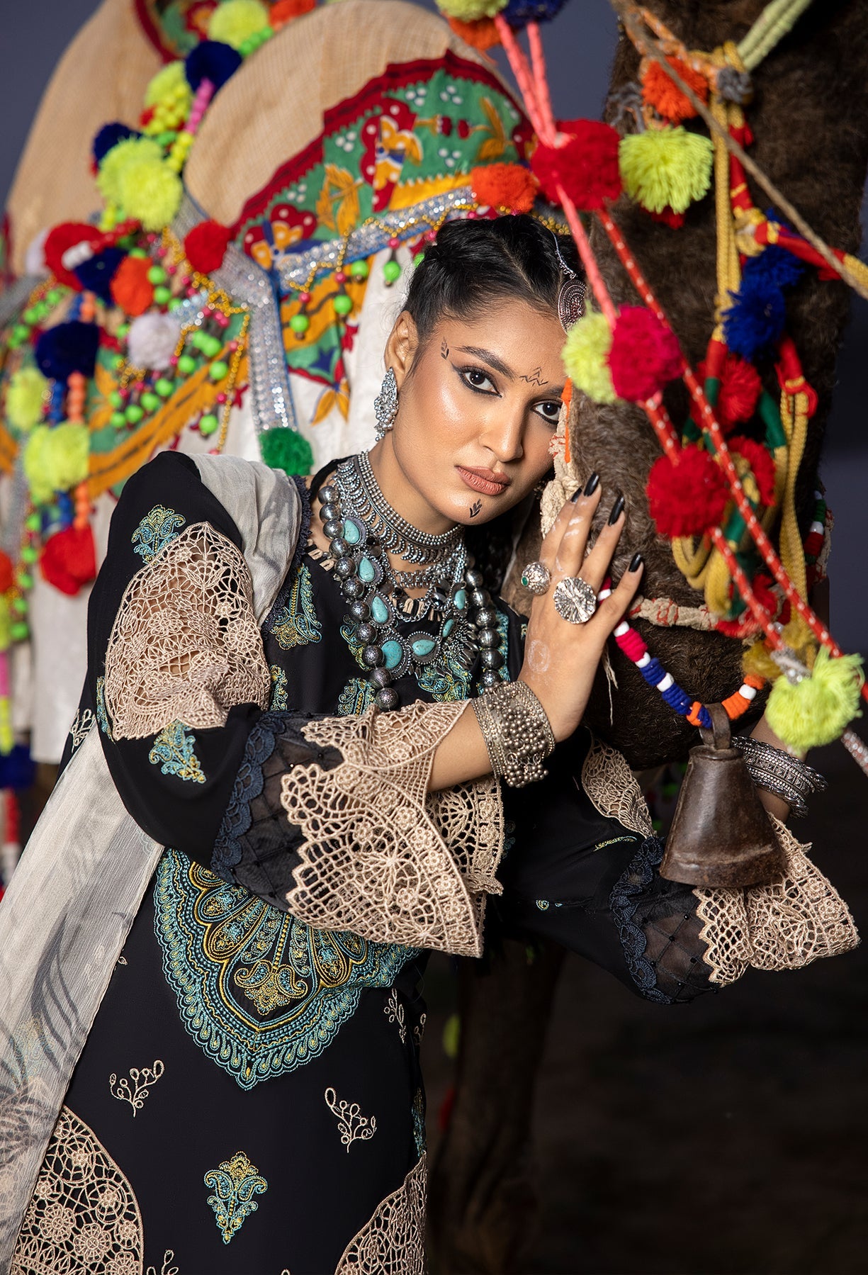 Adan's Libas Lawn Suits by Hafsah Zia | 2024 | D-5530