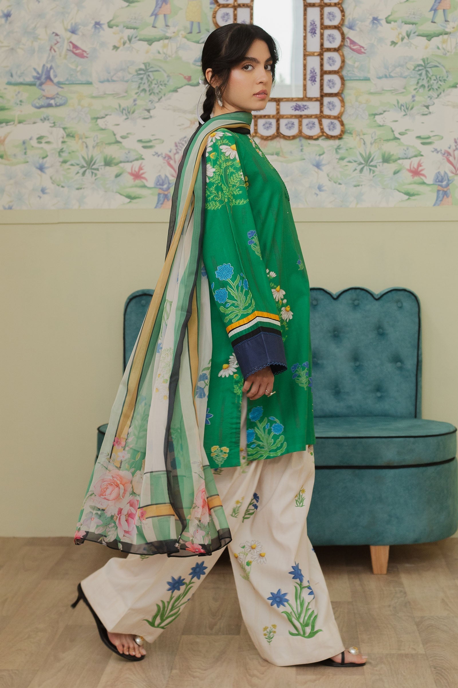 Coco Prints by Zara Shahjahan | Pure Lawn Suits | Vol 2 | 2024 | D10