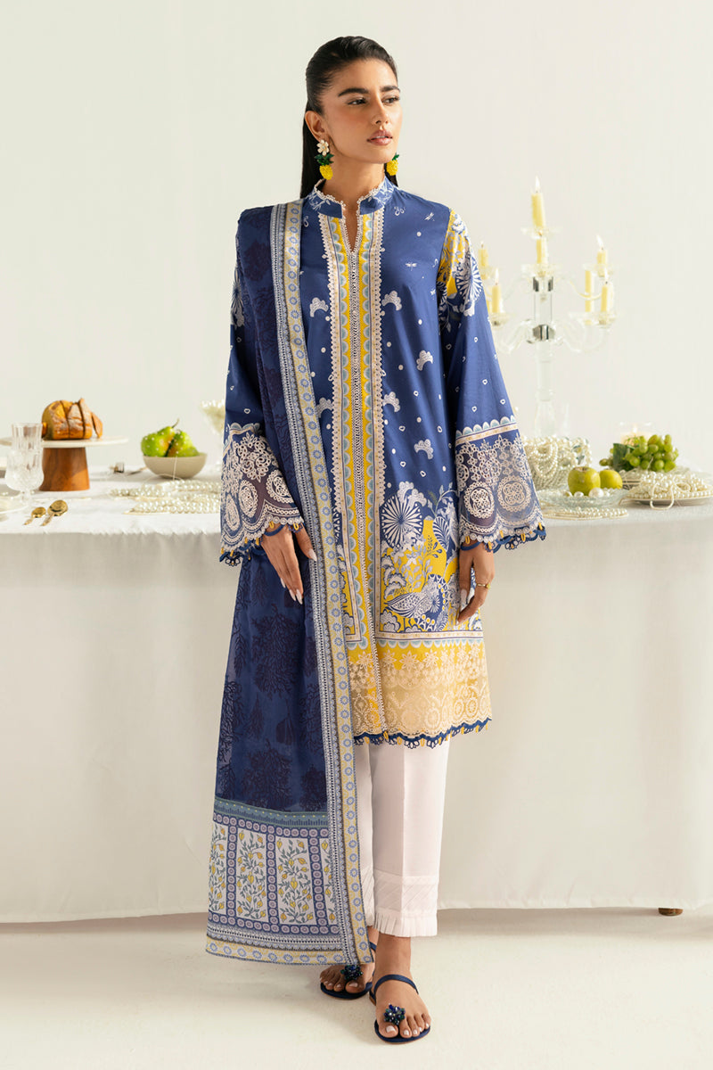 Qalamkar Qprints unstitched lawn suits - 2025 - Hina