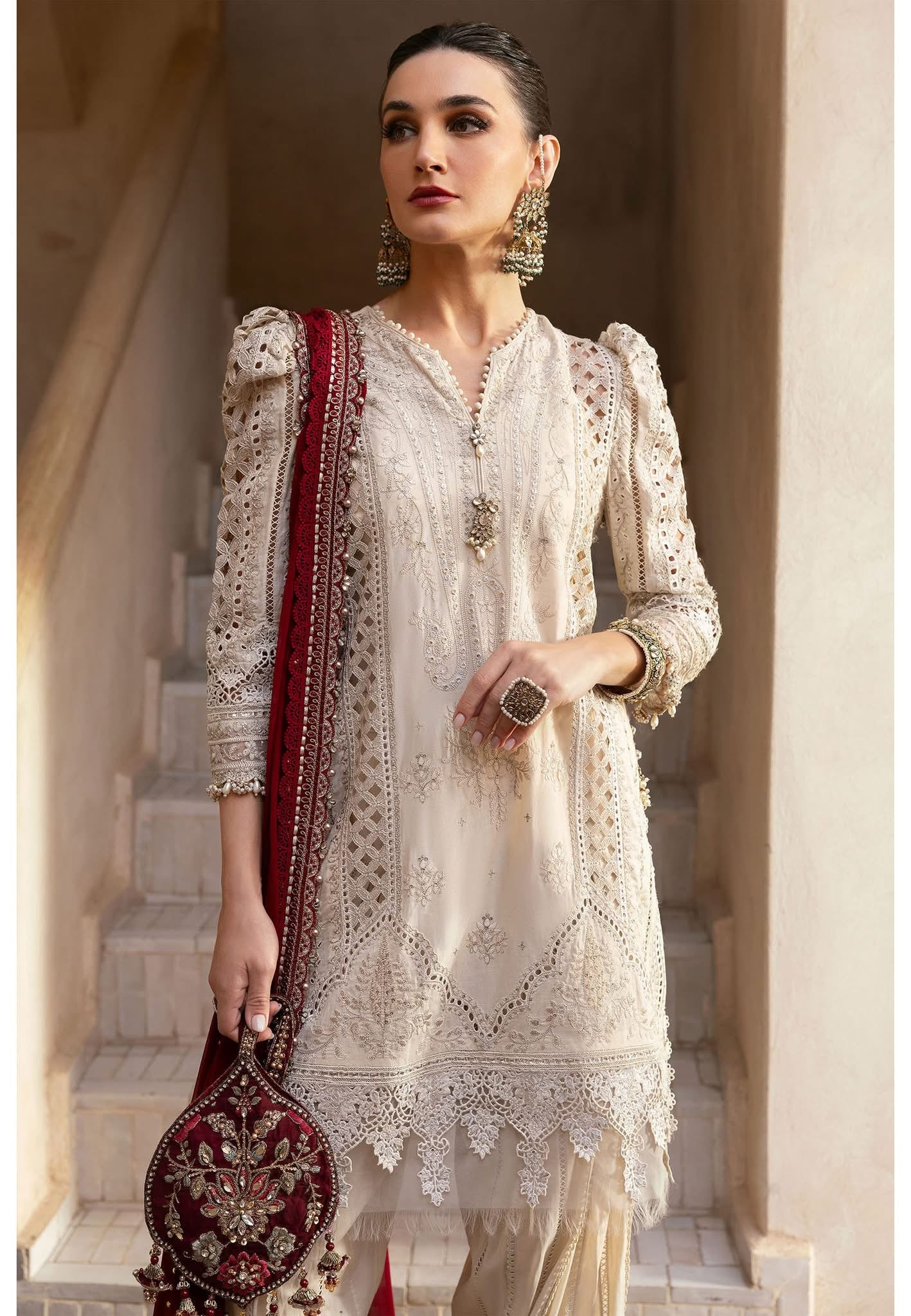 Maria B luxury lawn suits 2025 - 11B