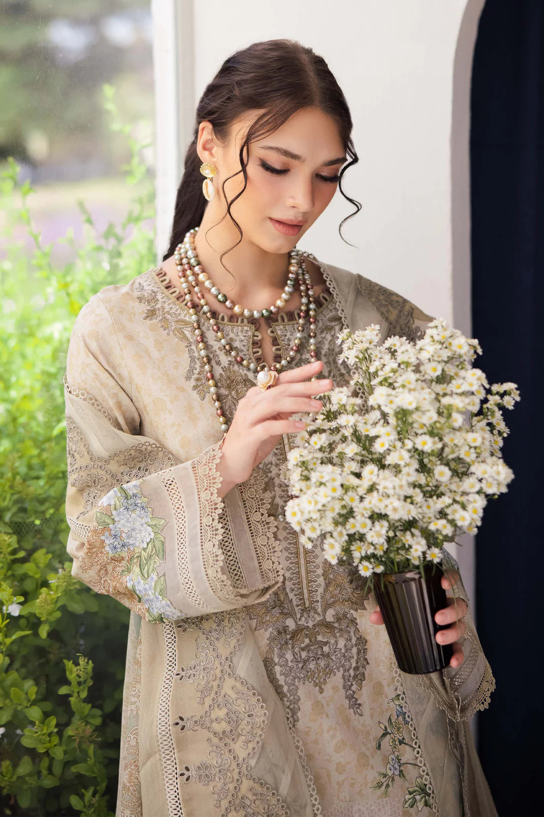 Jade Needle Wonder unstitched lawn collection 2025 - 20744
