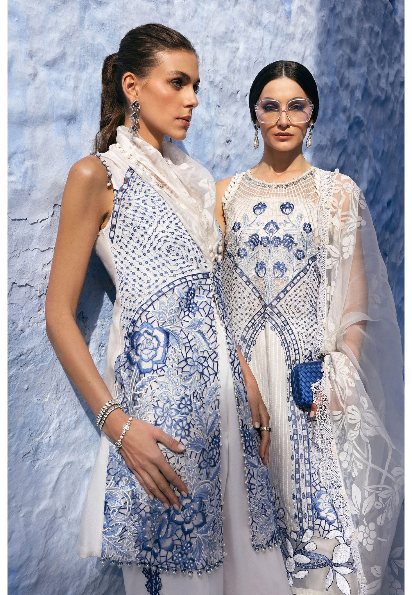 Maria B luxury lawn suits 2025 - 10A