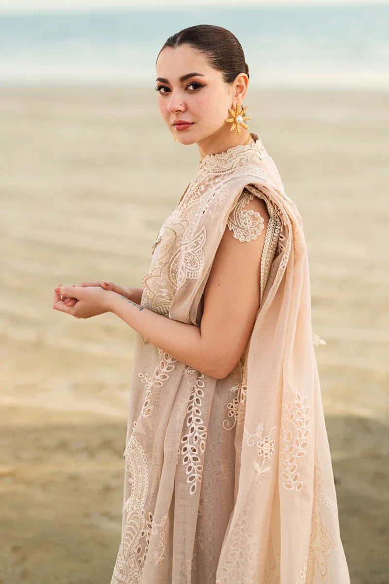 Qalamkar Sahil luxury unstitched lawn suits 2025 - FK-01