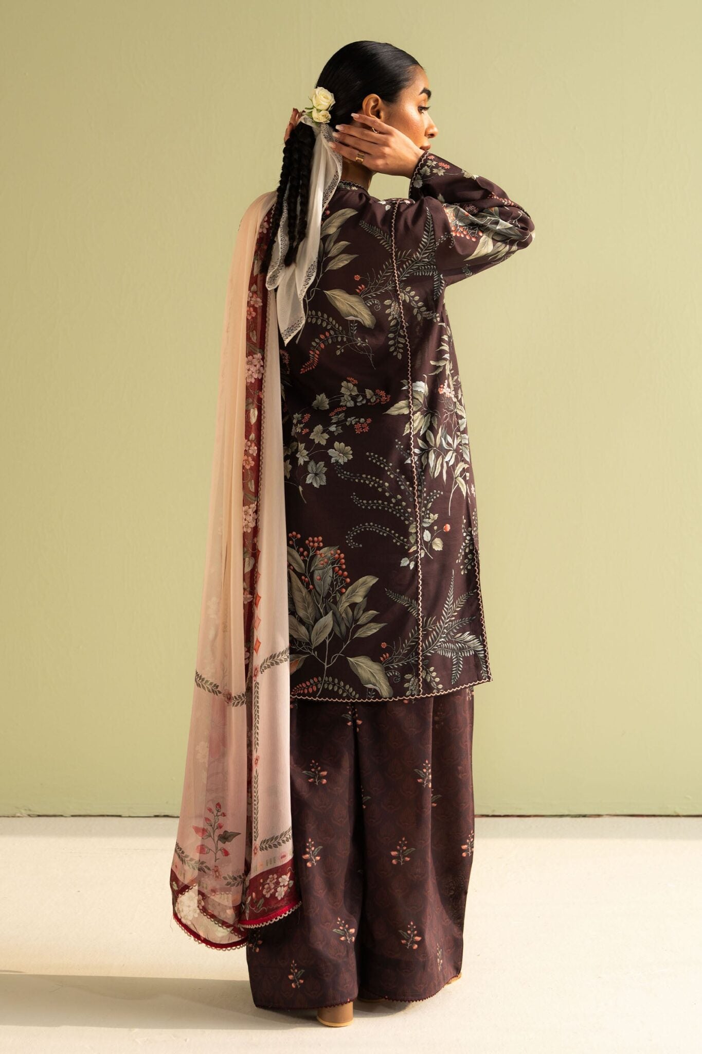Coco prints unstitched lawn suits by Zara Shahjahan 2025| Zoe - 7B