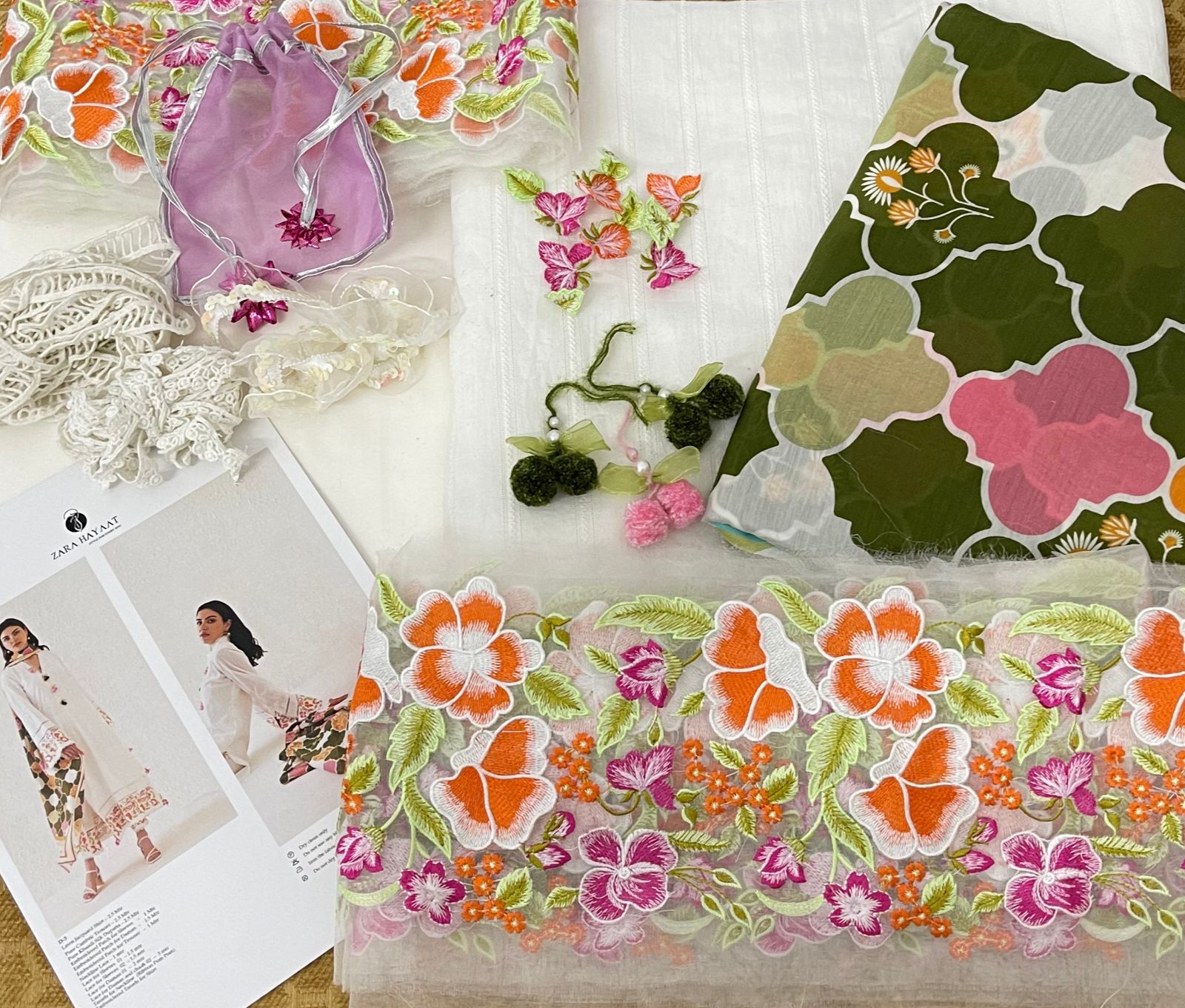 Zara Hayaat Luxury Summer Lawn 2023 | Design 03