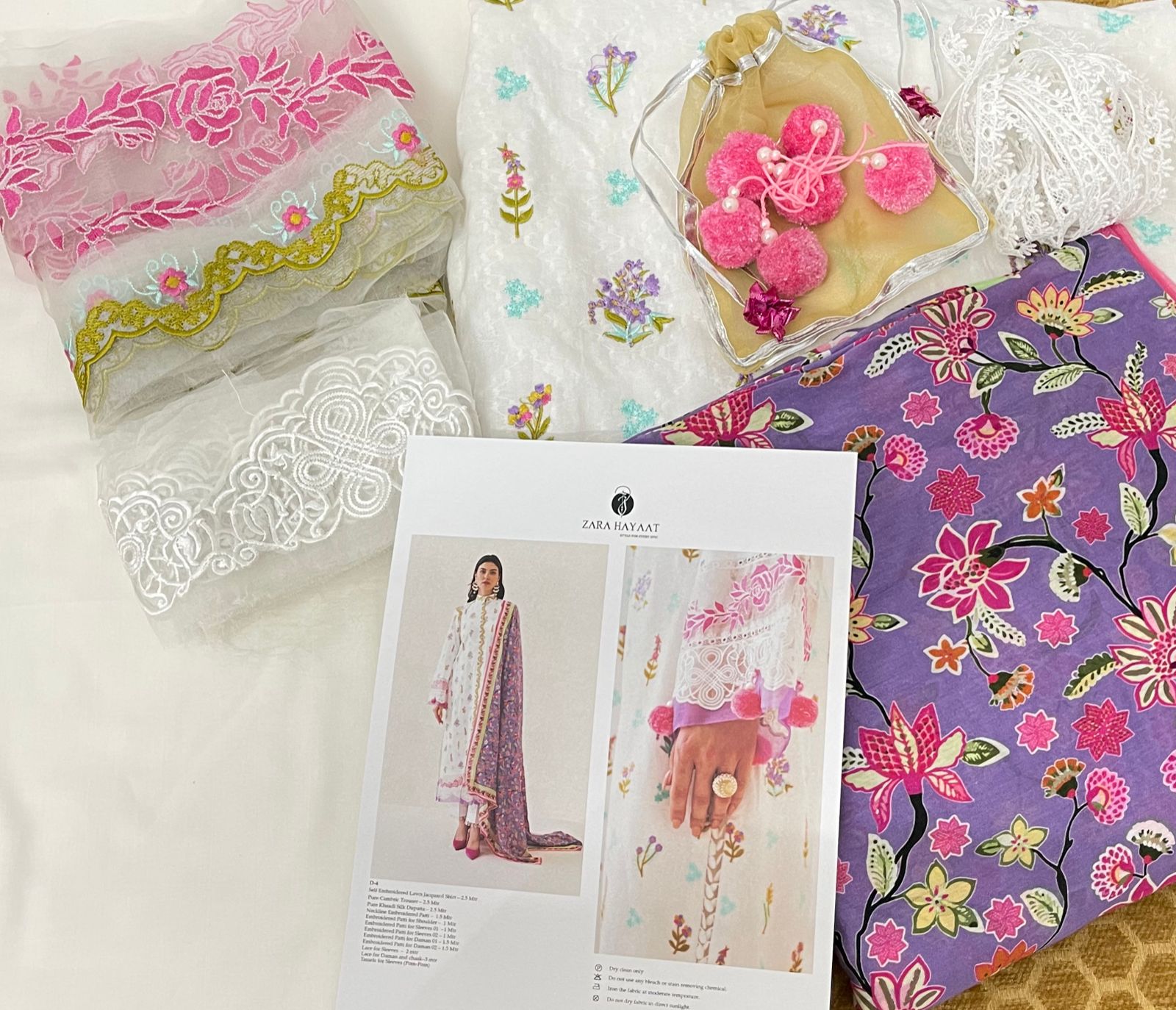 Zara Hayaat Luxury Summer Lawn 2023 | Design 04