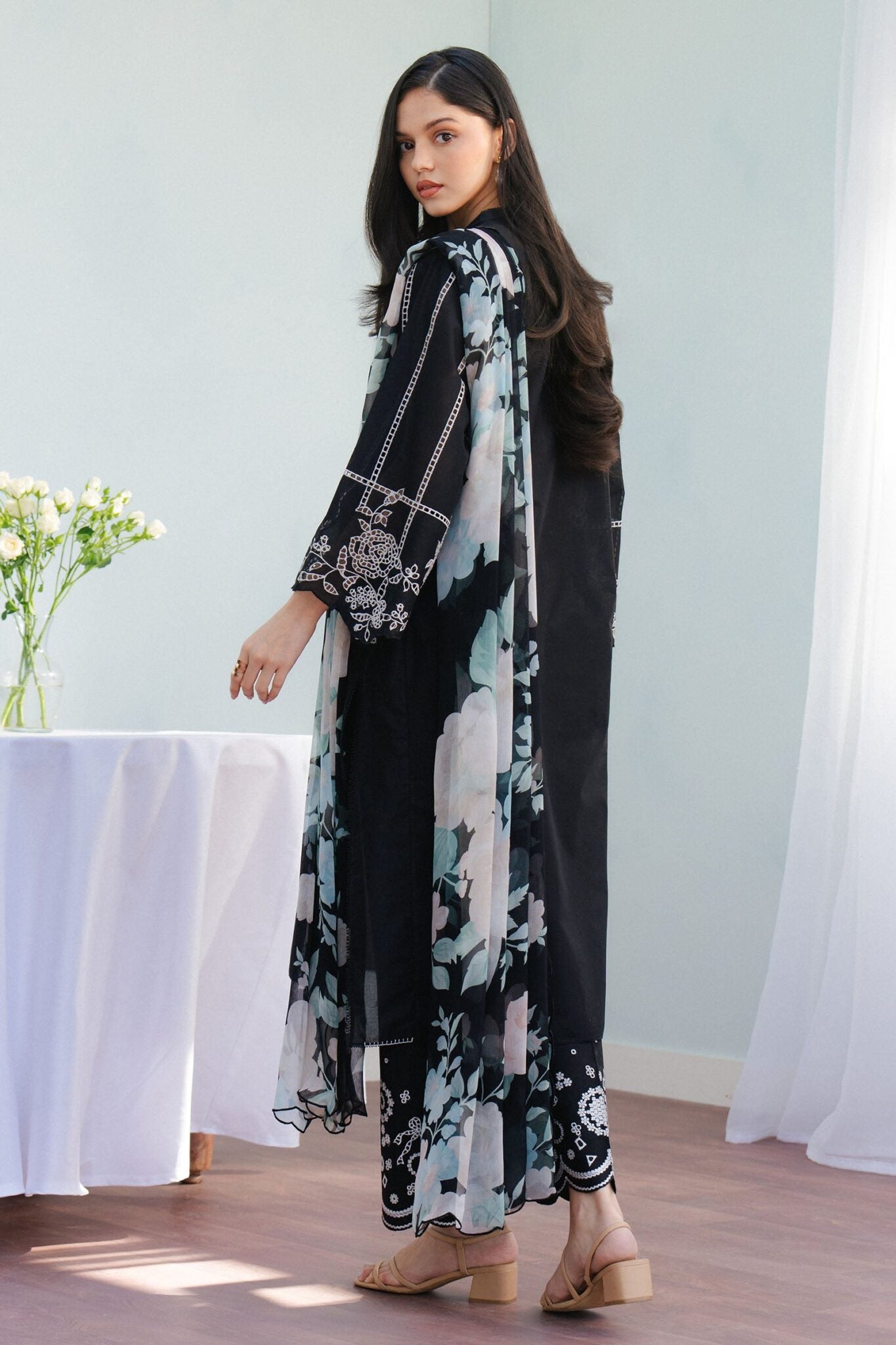 Coco by Zara Shahjahan Embroidered lawn suits 2025 - 7B