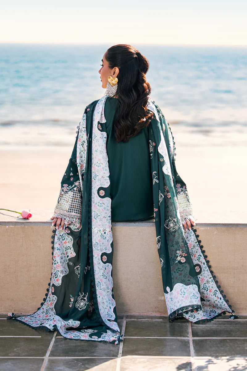 Qalamkar Sahil luxury unstitched lawn suits 2025 - FK-13-Eliza
