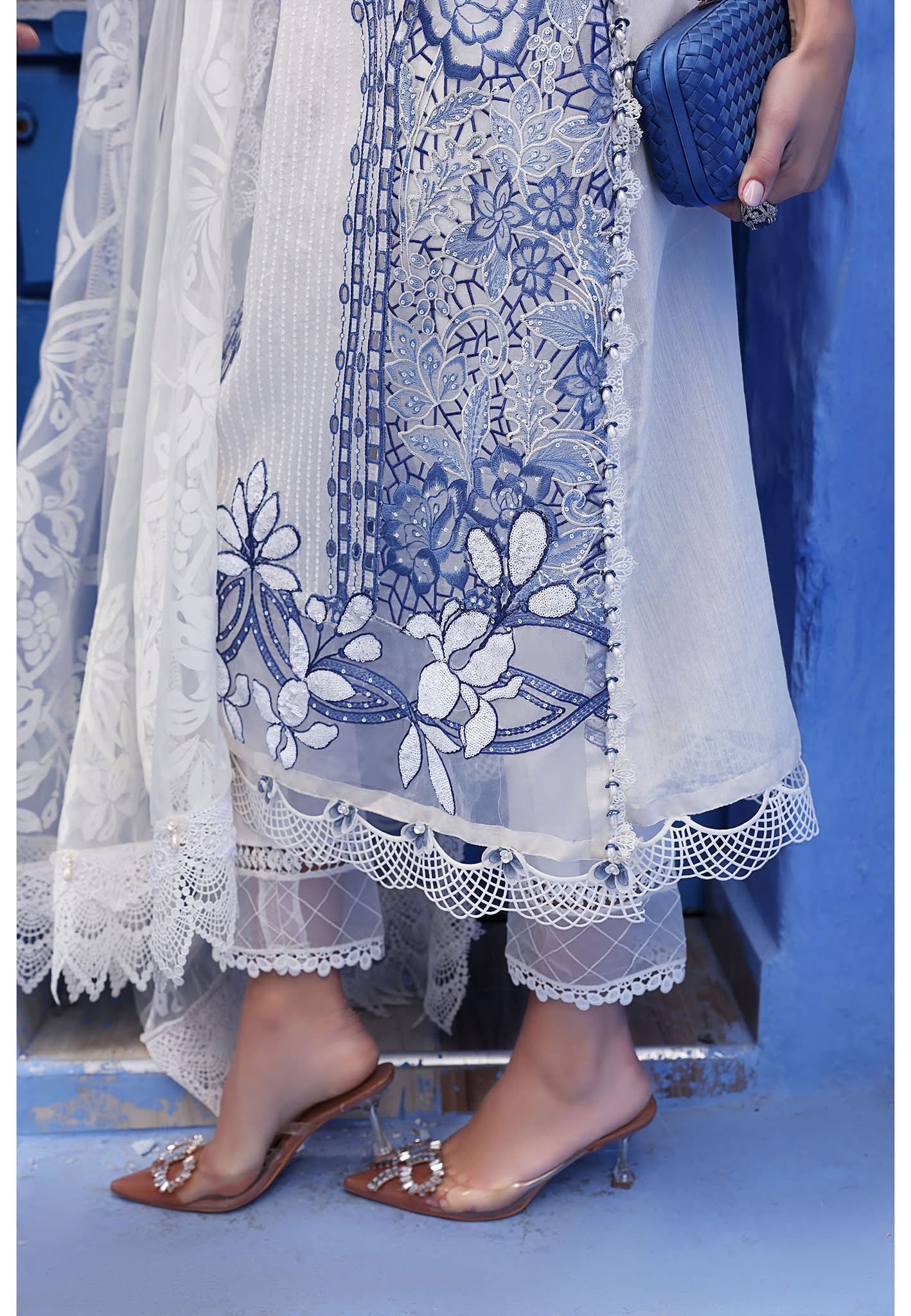 Maria B luxury lawn suits 2025 - 10A