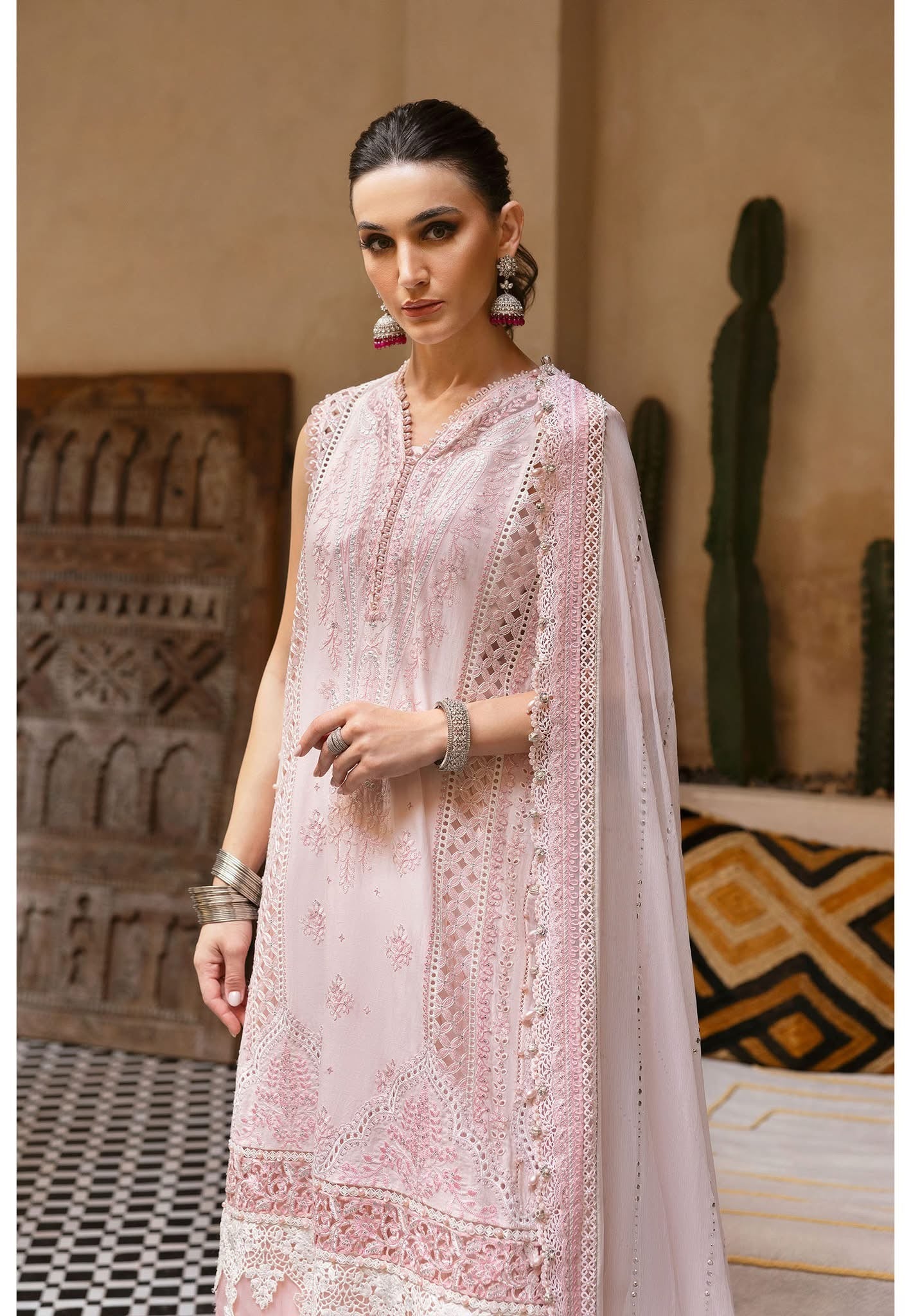 Maria B luxury lawn suits 2025 - 11A