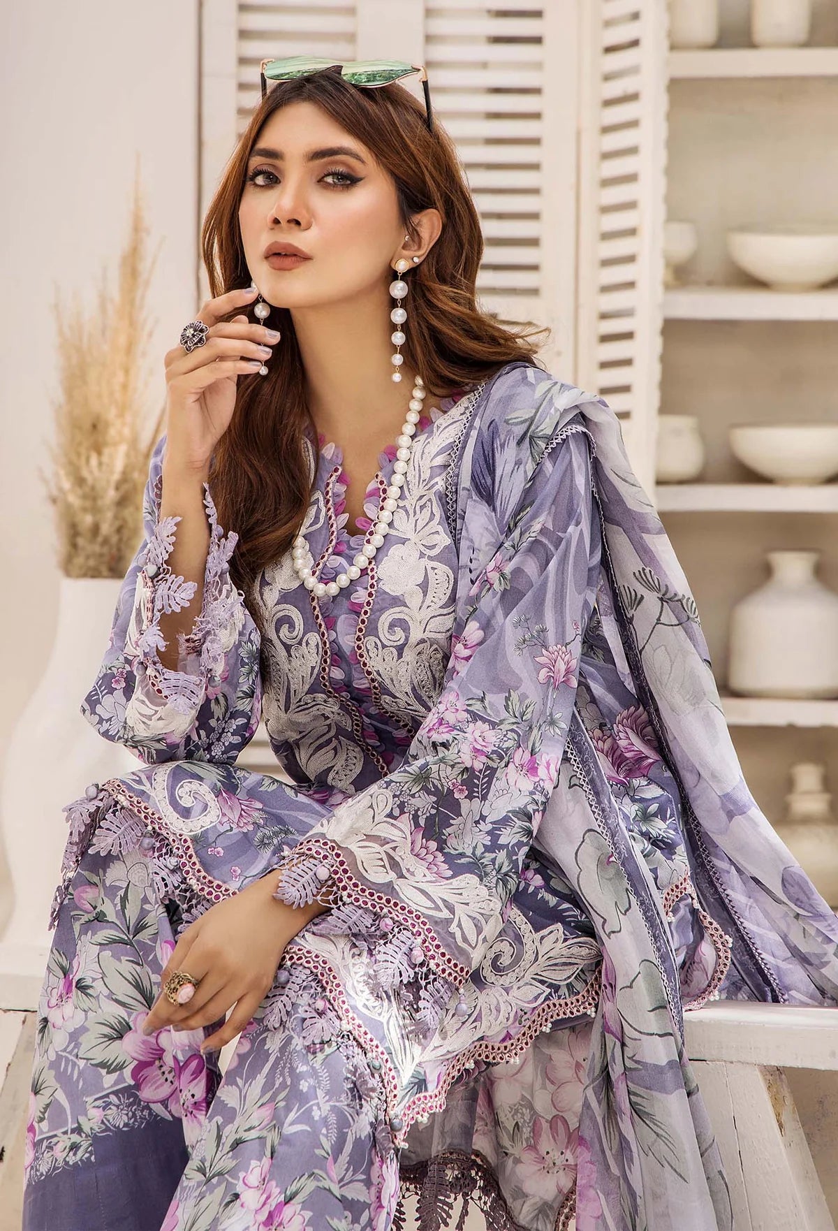 Adan libas prints unstitched lawn suits 2025 - 1105