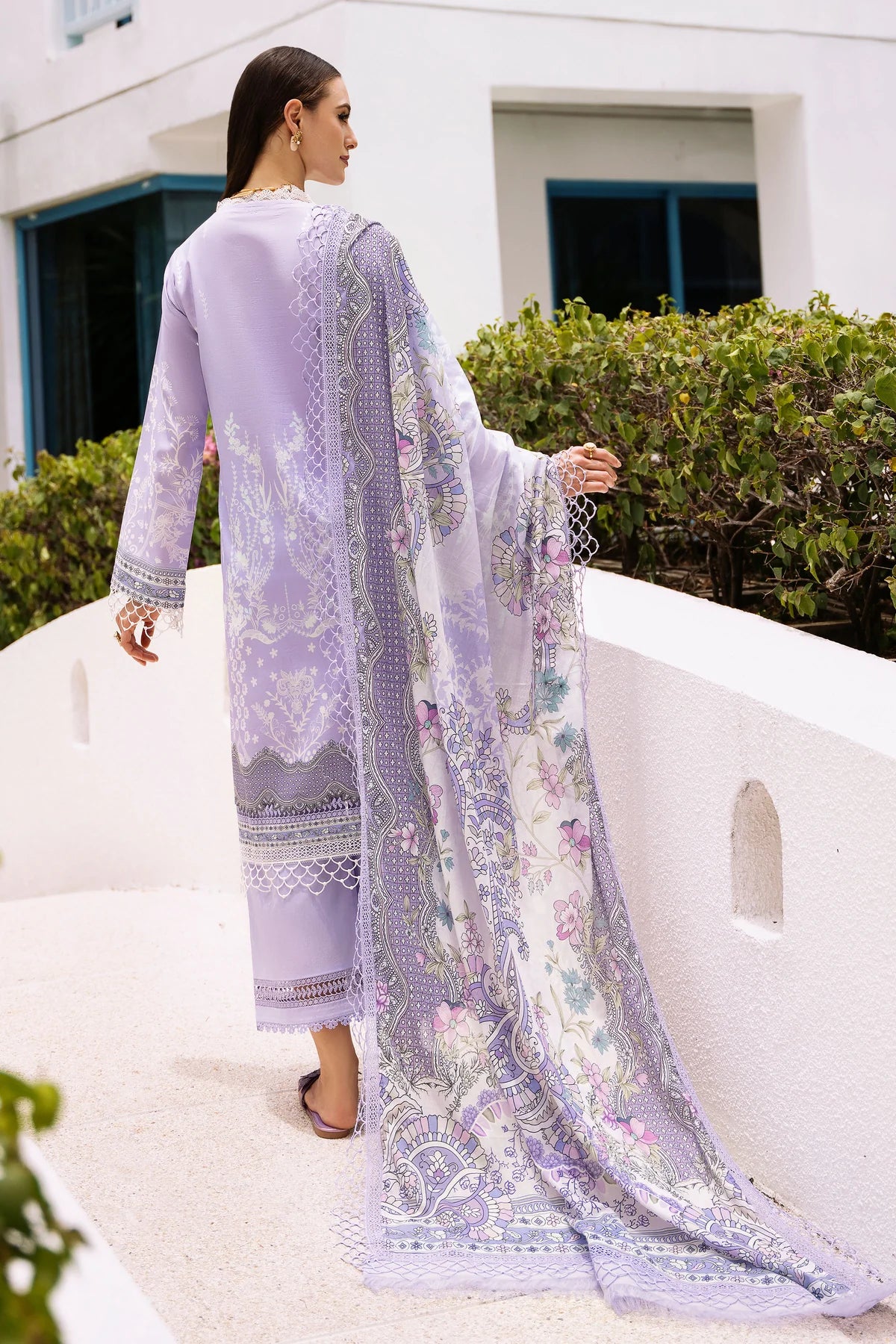 Jade urbane unstitched printed lawn suits - 20623A