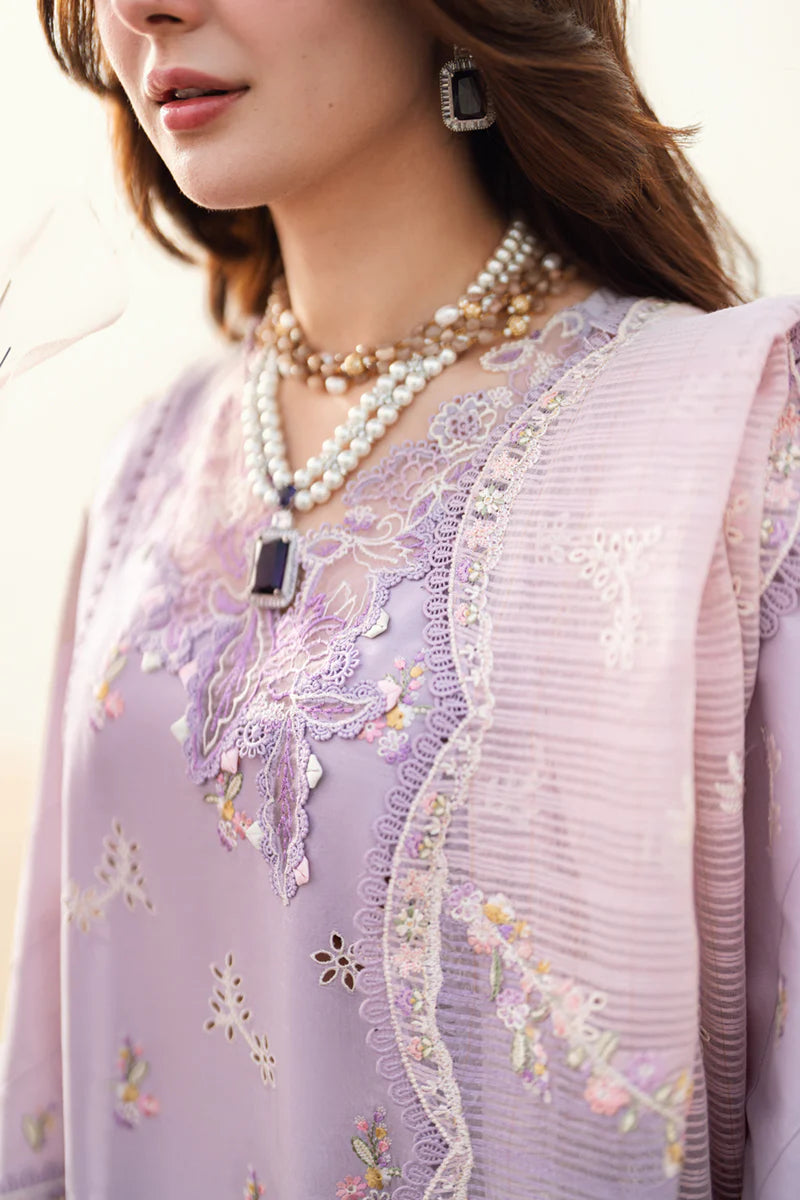Qalamkar Sahil luxury unstitched lawn suits 2025 - FK-09