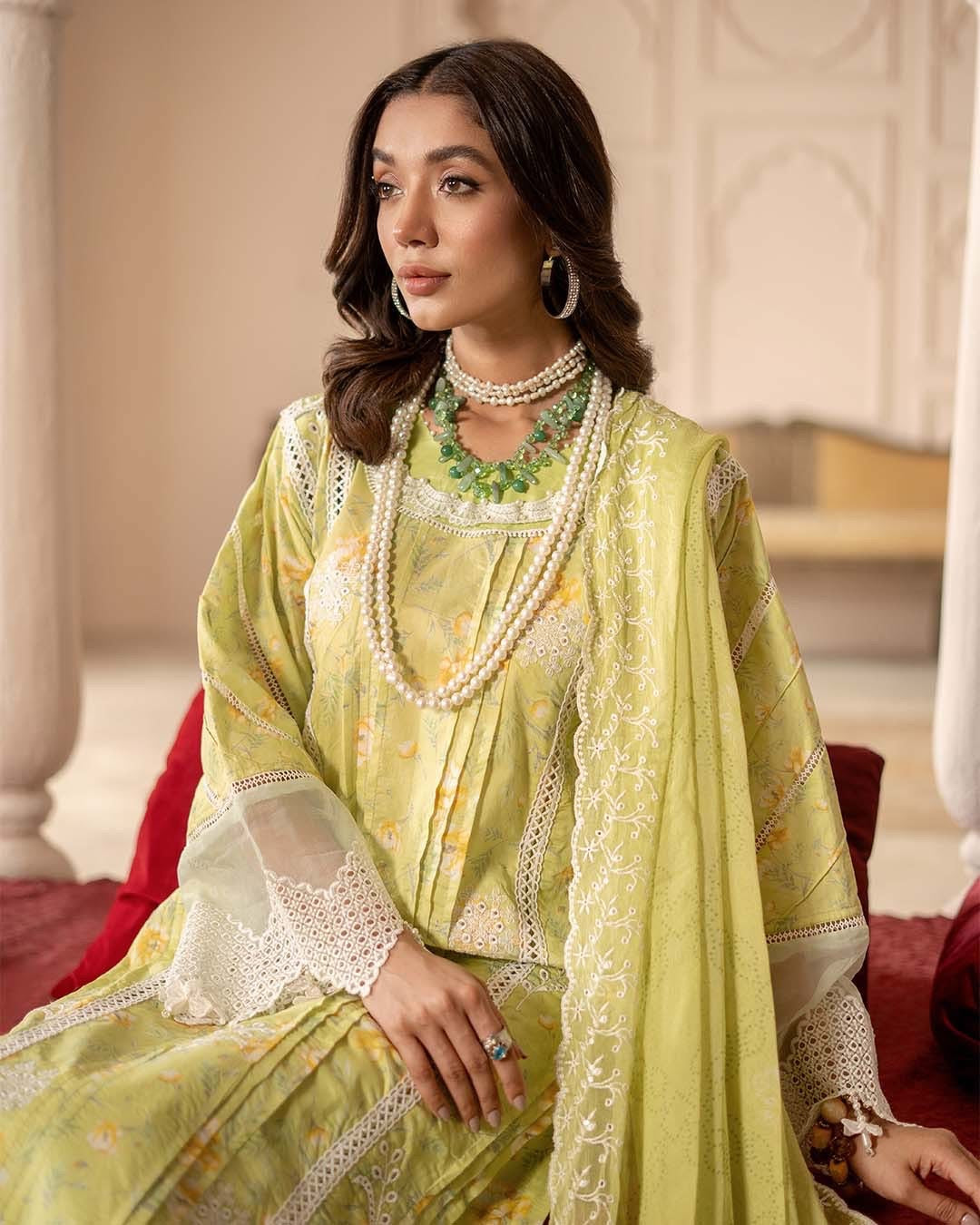 Alzohaib sunshine bloom premium edition unstitched lawn suits 2025 - 01