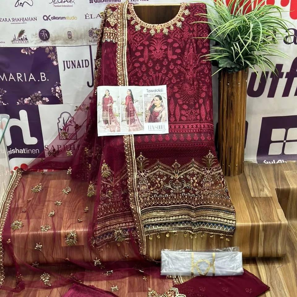 Tawakkal maysoon party wear suits collection - D5