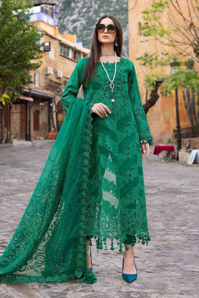 Maria B luxury lawn suits 2025 - 8B