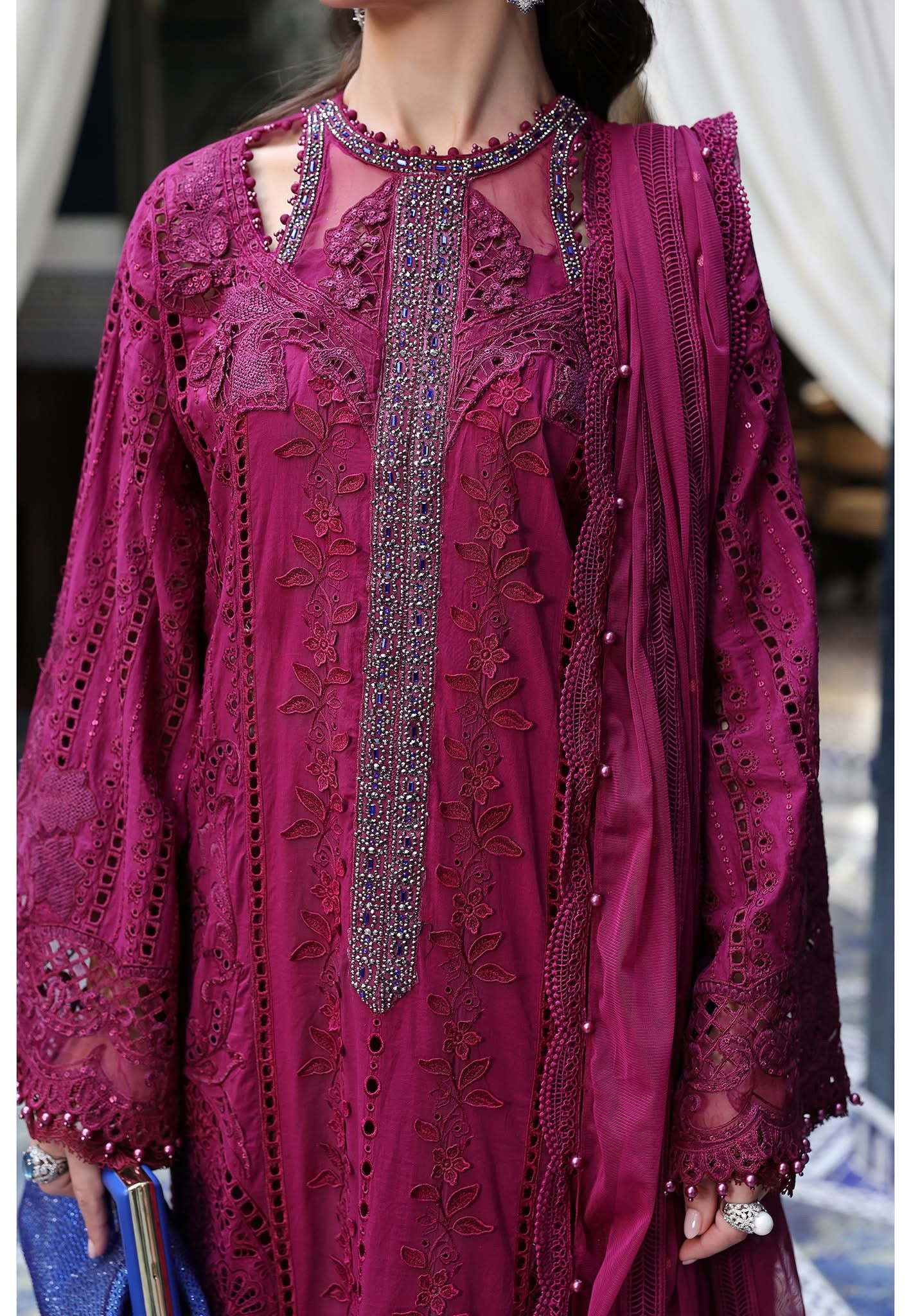Maria B luxury lawn suits 2025 - 2B