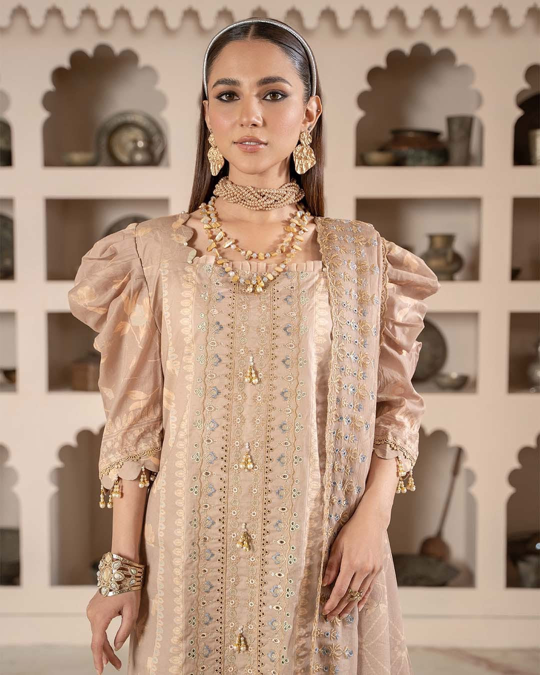 Alzohaib sunshine bloom premium edition unstitched lawn suits 2025 - 10