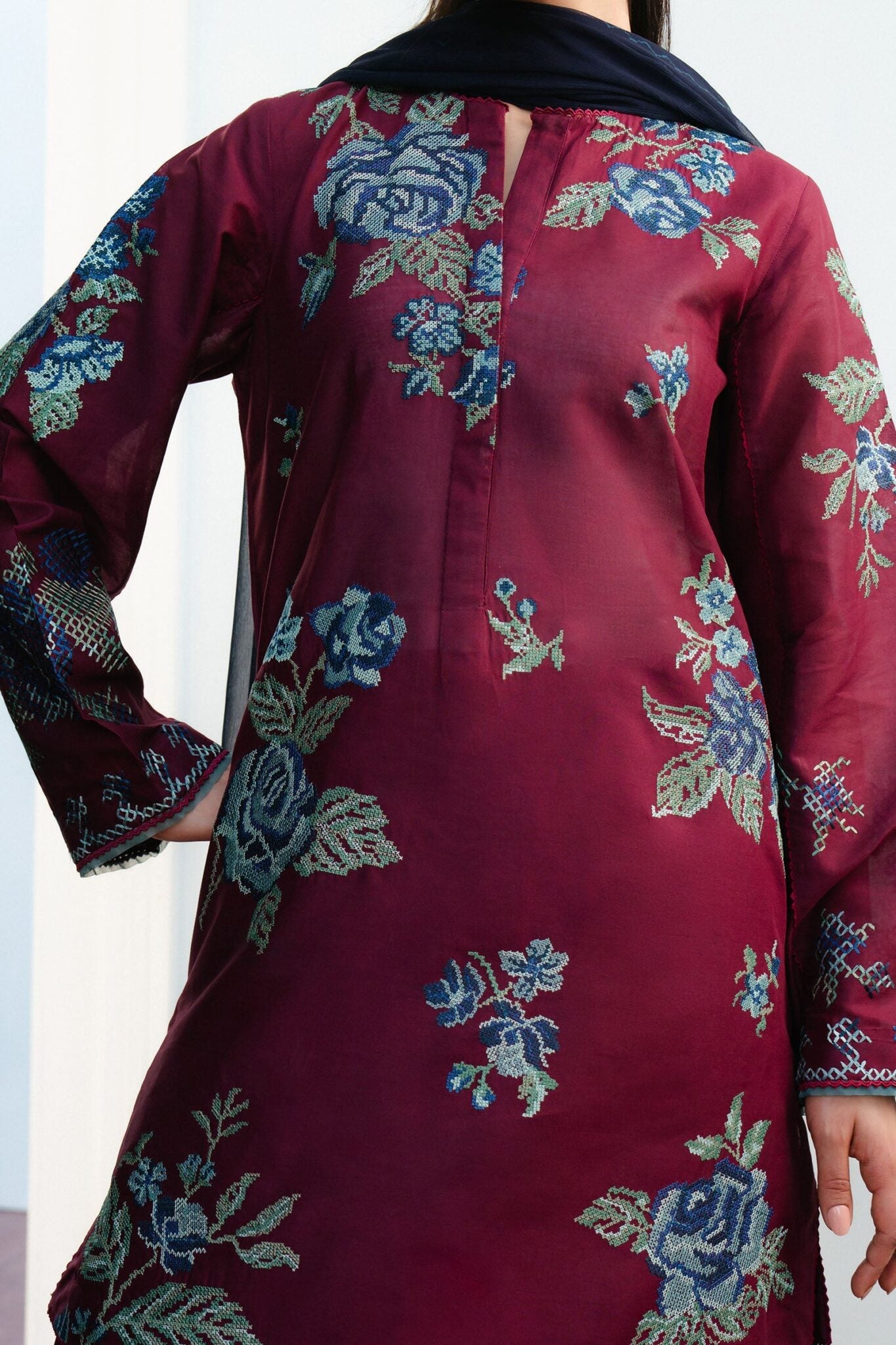 Coco by Zara Shahjahan Embroidered lawn suits 2025 - 4B
