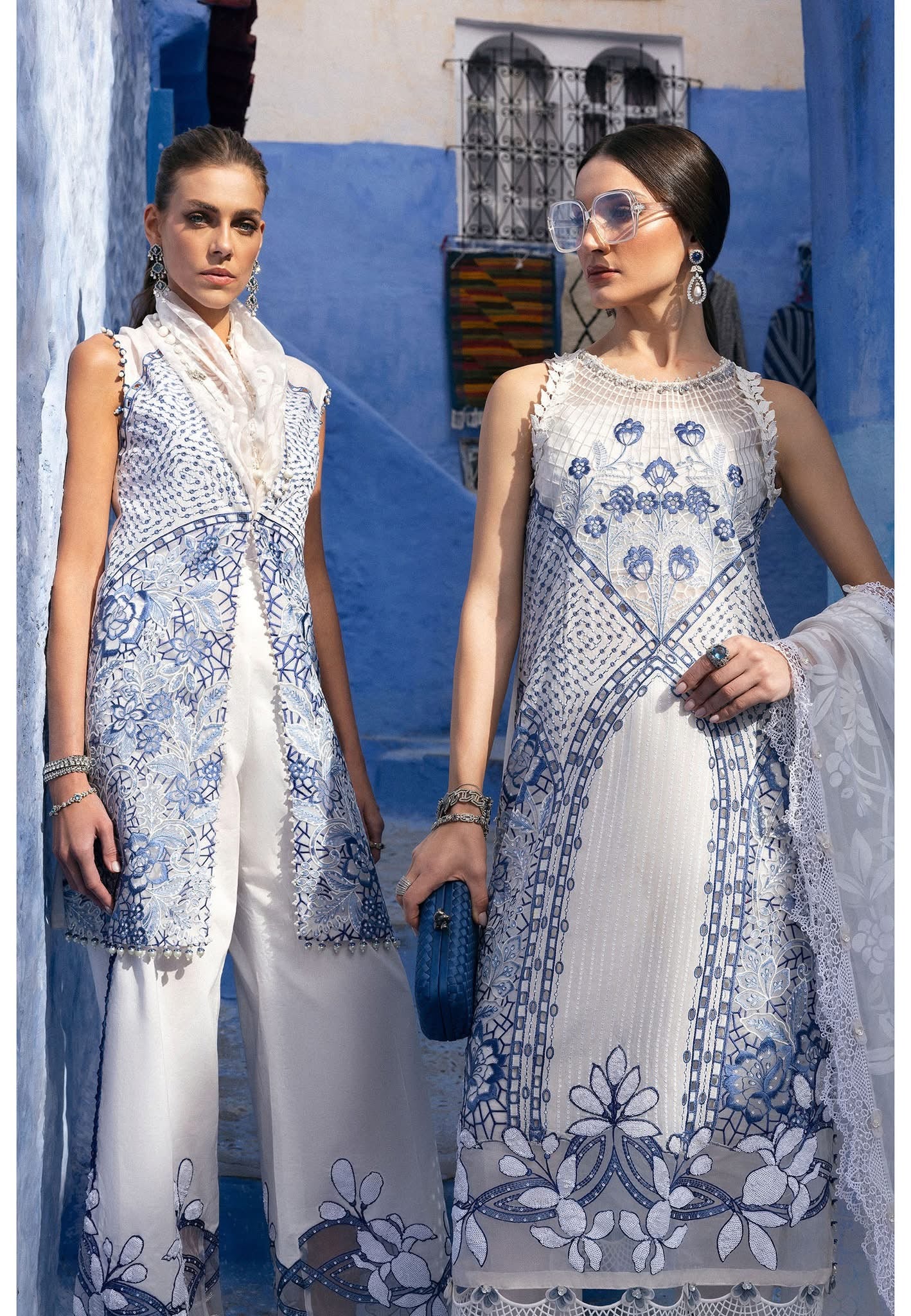 Maria B luxury lawn suits 2025 - 10A