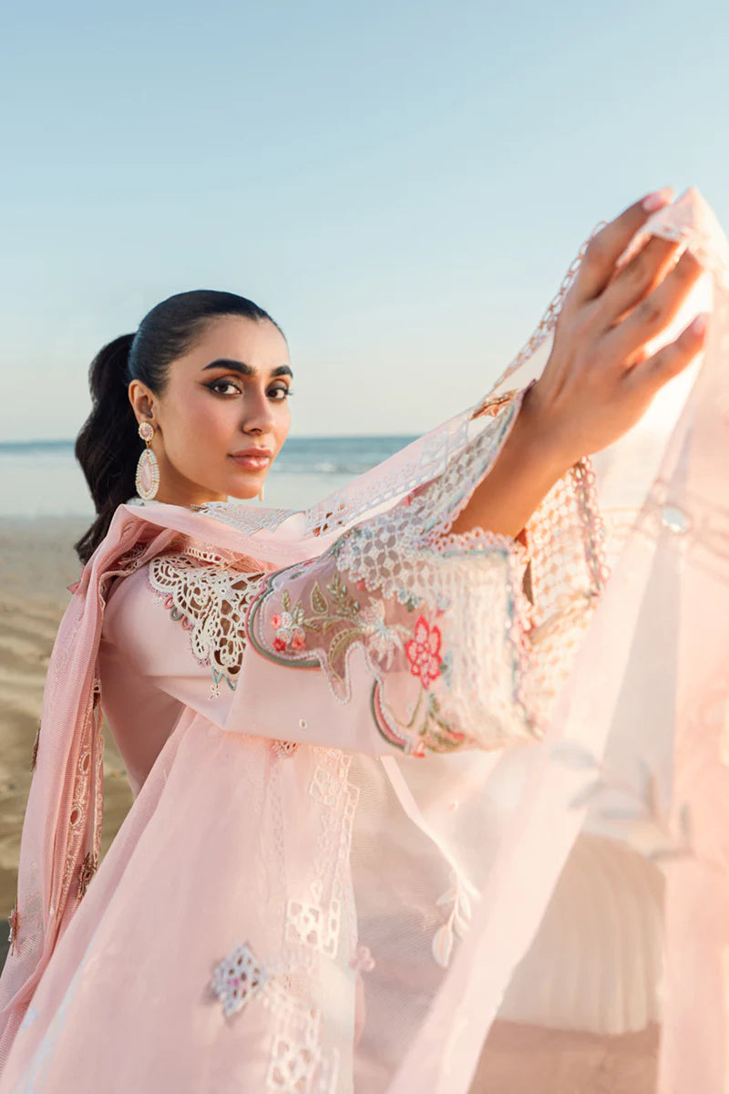 Qalamkar Sahil luxury unstitched lawn suits 2025 - FK-08