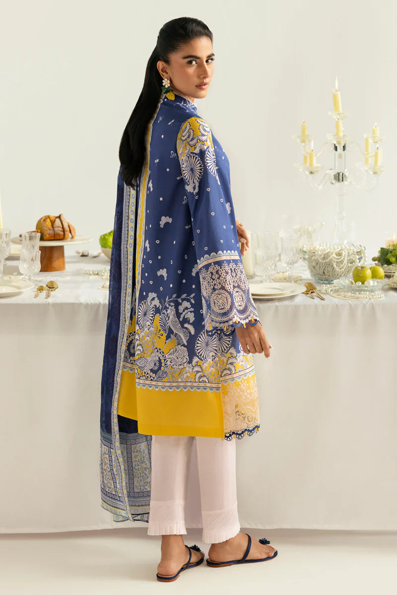 Qalamkar Qprints unstitched lawn suits - 2025 - Hina
