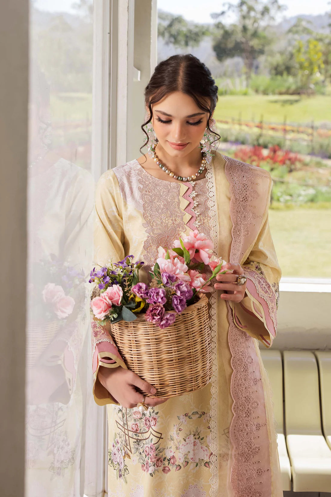 Jade Needle Wonder unstitched lawn collection 2025 - 20742