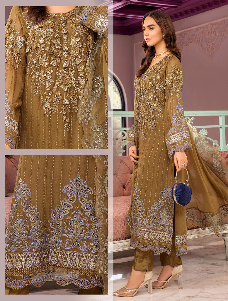 Ronak e mahel partywear chiffon suits-06